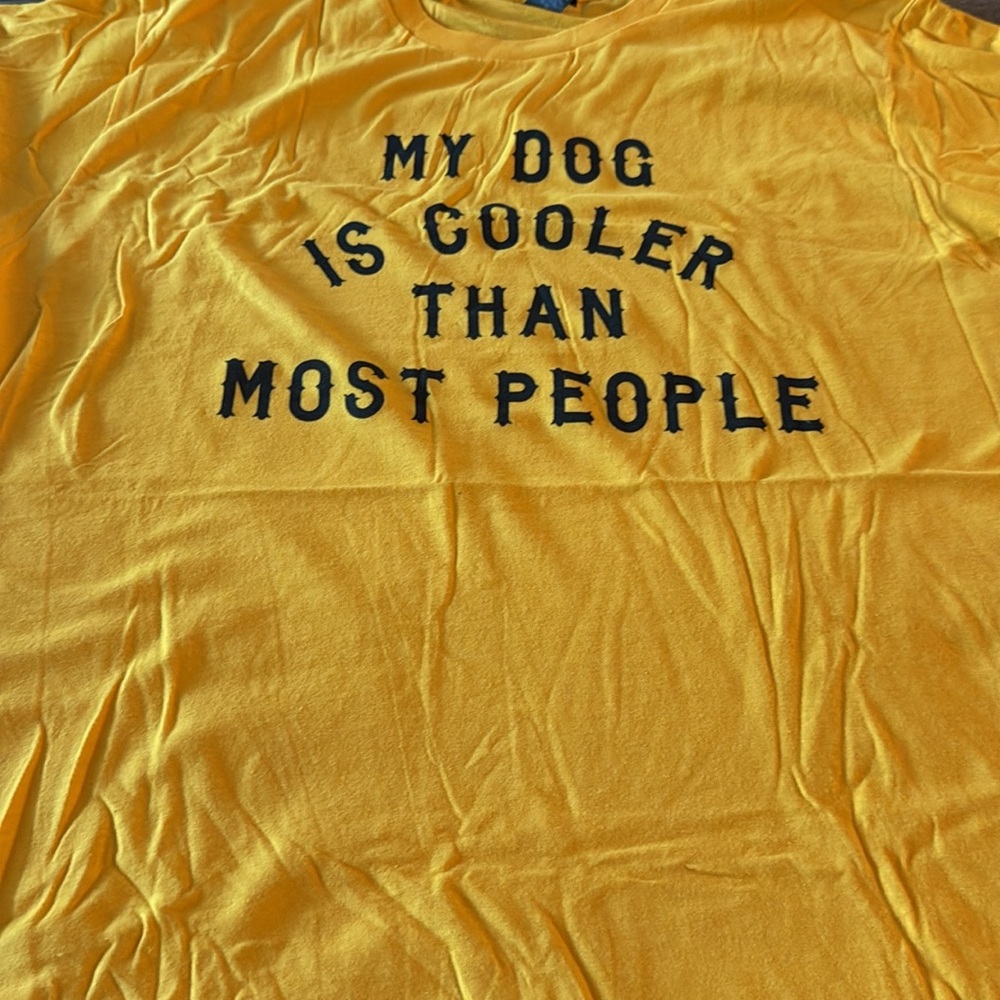 NWOT my dog is cooler than most people T-shirt size large - Picture 2 of 3
